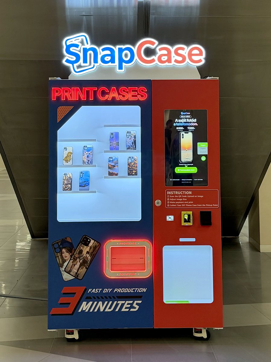 SnapCase automata a KÖKI Bevásárlóközpontban (KÖKI Terminál)
